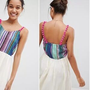 America & Beyond Atlantis Pompom Summer Dress